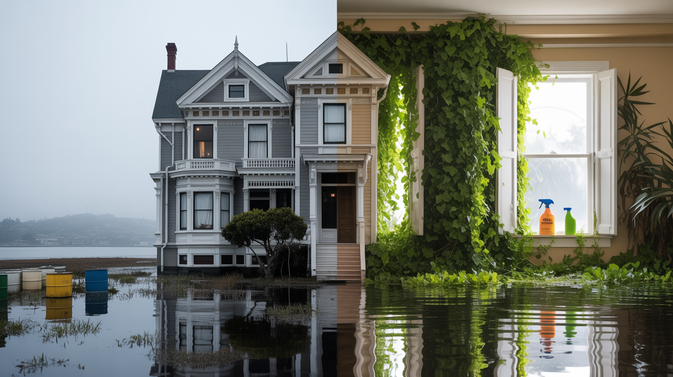 Eco-friendly vs traditional water damage restoration in San Francisco.